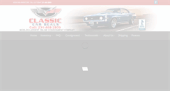 Desktop Screenshot of classiccardeals.com